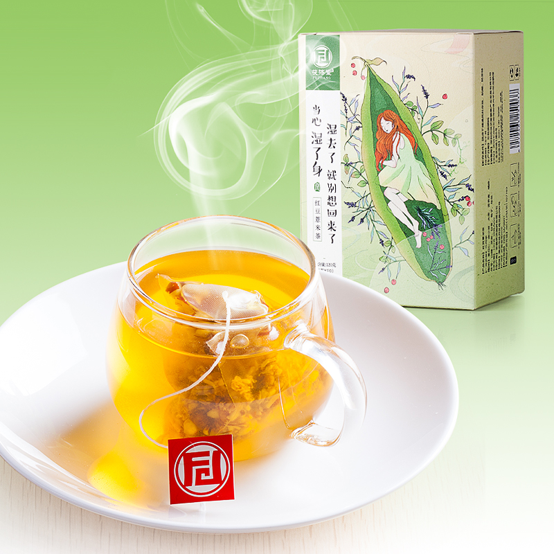 J-茯济堂红豆薏米芡实茶春夏代用茶人气养生花草茶包120g（6g*20包）【新疆/西藏暂不发货】