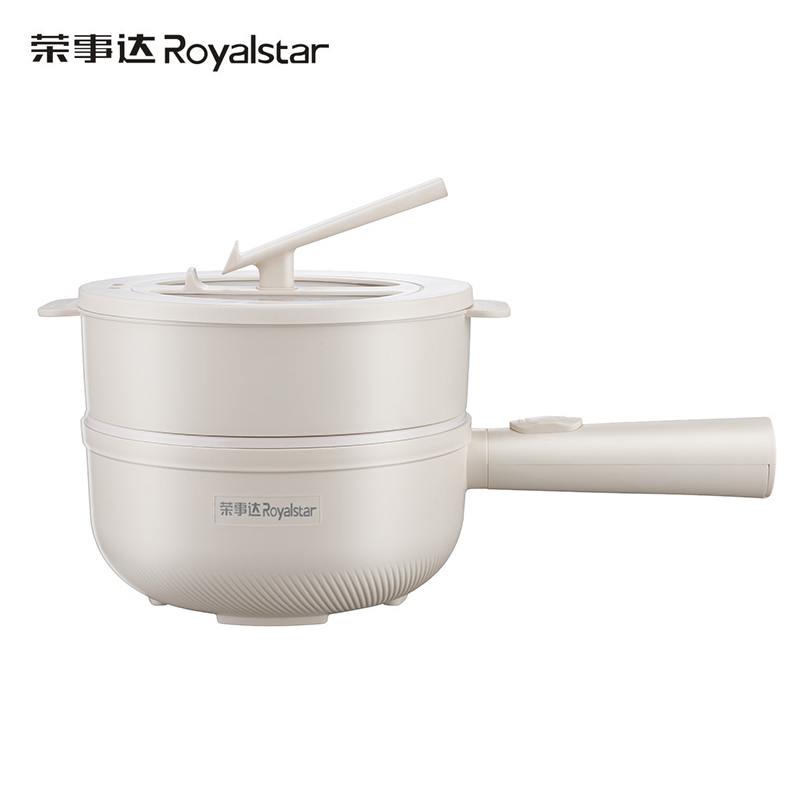 J-【热评2000+】普区包邮 荣事达Royalstar 电煮锅多功能锅家用学生宿舍小电锅电火锅蒸煮一体锅多用途锅电热锅 1.6L 电煮锅DZG16YD6