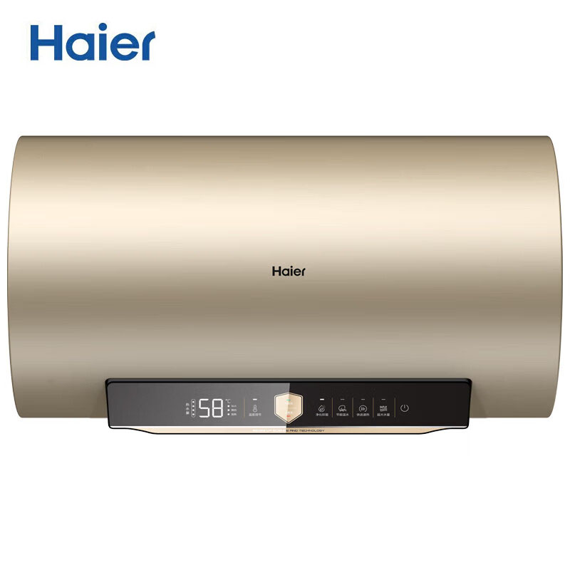 J-普区包邮 海尔 Haier 家用智能大容量100升电热水器3300W一级能效节能热水器速热升级 款ES100H-GA3 2AU1 不支持无理由退换货